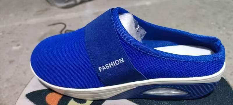 Damen Bequeme Hausschuhe mit atmungsaktivem Mesh-Obermaterial und rutschfester Sohle Stalluxe Königsblau