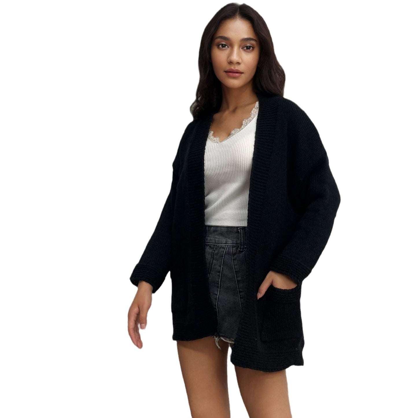 Damen strickjacke im lässigen Oversized-Stil Stalluxe