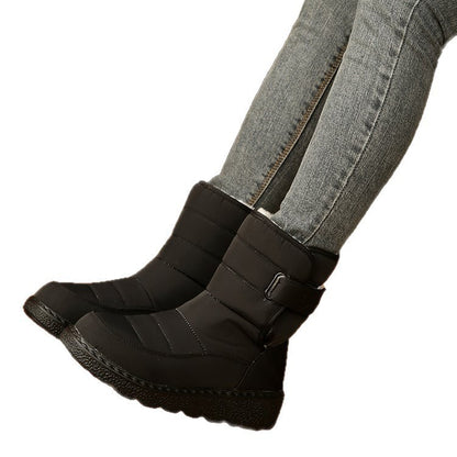 Damen Winterstiefel mit Fleece-Futter und rutschfester Sohle Stalluxe