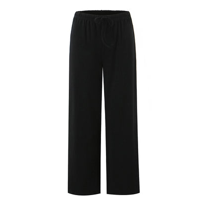 Damen Weite Streifenhose mit elastischem Bund Stalluxe