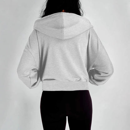 Damen modischer Kapuzenpullover mit lässigem Schnitt und praktischen Taschen Stalluxe