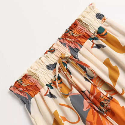 Damen Maxi-Rock mit Blumenmuster Stalluxe