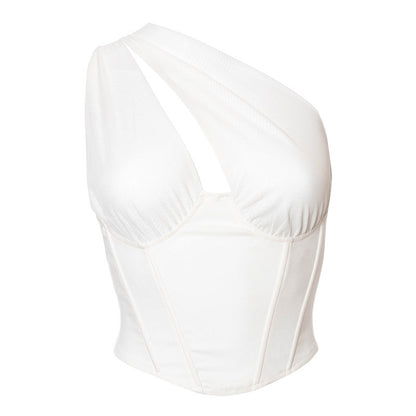 Damen Extravaganter Bodysuit mit asymmetrischem Design und raffinierten Details Stalluxe