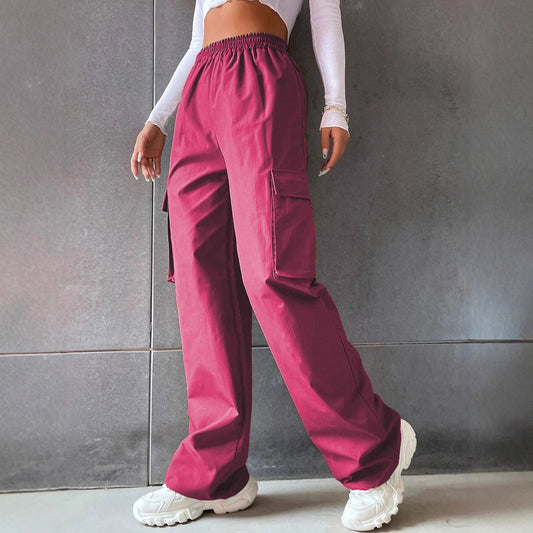 Damen Cargo-Hose mit elastischem Bund und praktischen Seitentaschen Stalluxe
