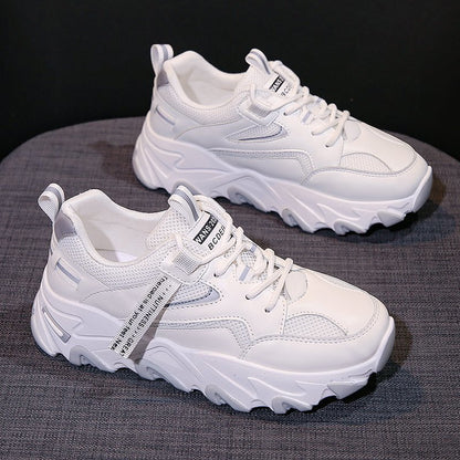 Damen Sportliche Sneakers mit atmungsaktiver Mesh-Oberfläche Stalluxe