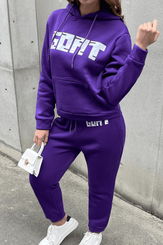 Damen Jogginganzug mit innovativem Logo-Design Stalluxe