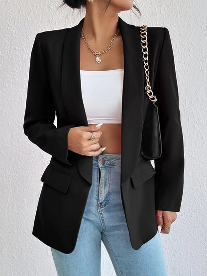 Damen Eleganter Blazer mit lässigem Schnitt und praktischen Taschen Stalluxe