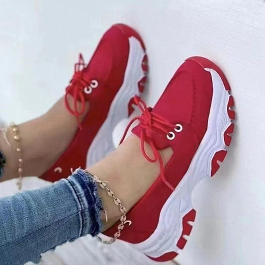 Damen sportliche Lightweight Sneakers mit gepolsterter Sohle Stalluxe