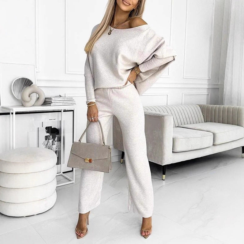 Damen Komfortable Freizeitanzug Stalluxe Weiß