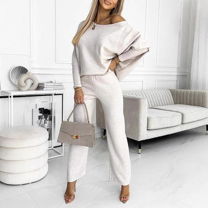 Damen Komfortable Freizeitanzug Stalluxe Weiß