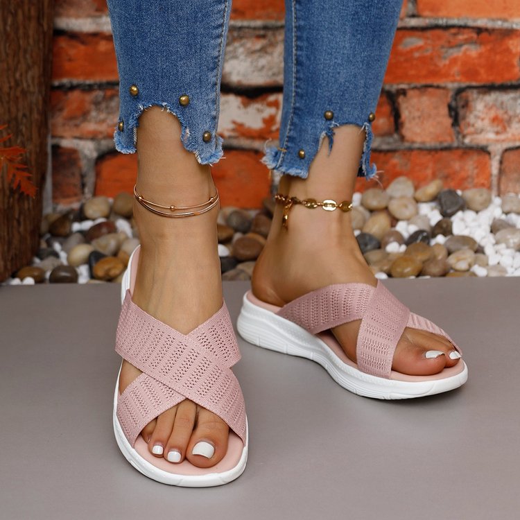 Damen Bequeme Strand-Sandalen Stalluxe