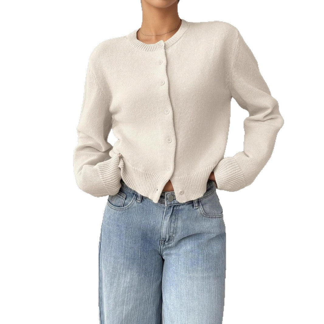 Damen Strickjacke mit Knopfdetails und lässigem Schnitt Stalluxe
