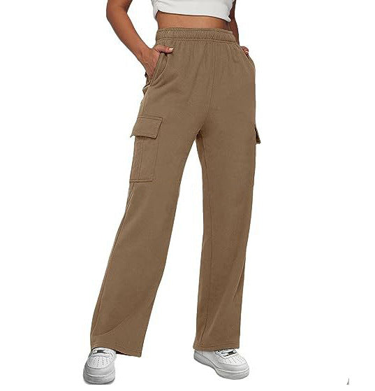 Damen Cargo-Hose mit elastischem Bund und praktischen Seitentaschen Stalluxe