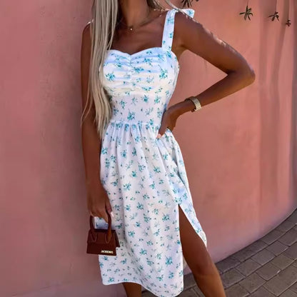 Damen Sommerkleid mit Blumenmuster Stalluxe