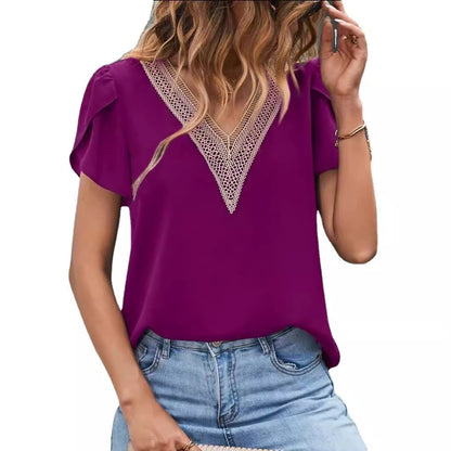 Damen Bluse mit Spitze Stalluxe