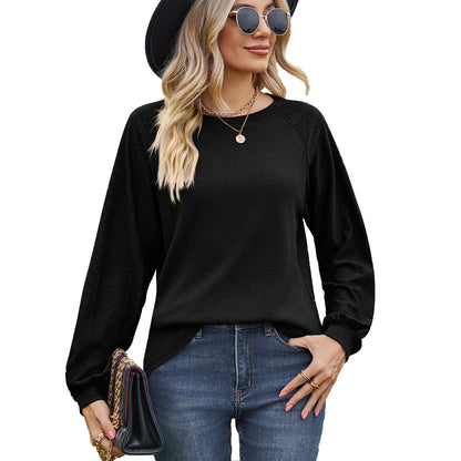 Damen lässiger Pullover mit modischen Strickdetails Stalluxe