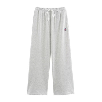 Damen sportlicher cropped Hoodie mit buntem Grafikelement und praktischem Kordelzug Stalluxe
