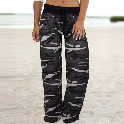 Damen Freizeithose im modernen Camouflage-Look Stalluxe