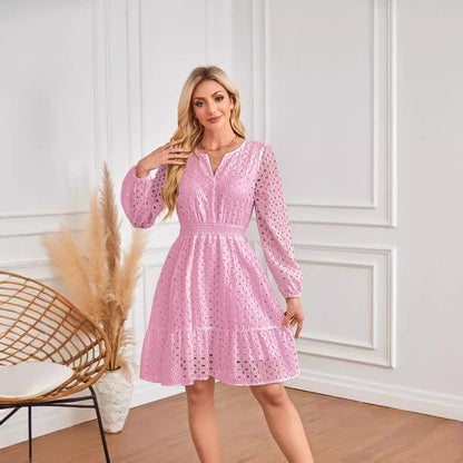Damen Kleidungsstück mit Lochmuster Stalluxe