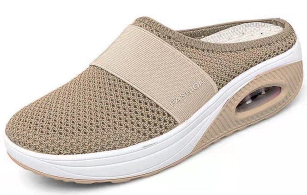 Damen Komfortable Slip-On Clogs mit atmungsaktiver Netzstruktur und gepolsterter Sohle Stalluxe
