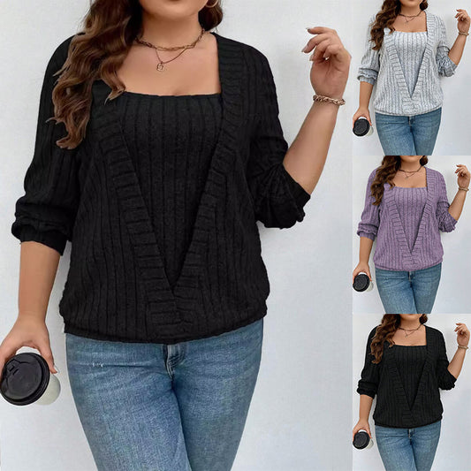 Damen lässige Strickjacke mit tiefem V-Ausschnitt und lockeren Ärmeln Stalluxe