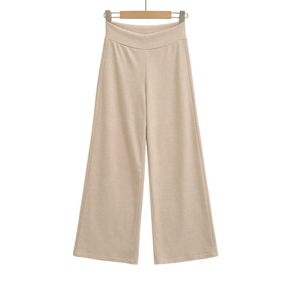 Damen weite Jersey-Hose mit hohem Bund Stalluxe