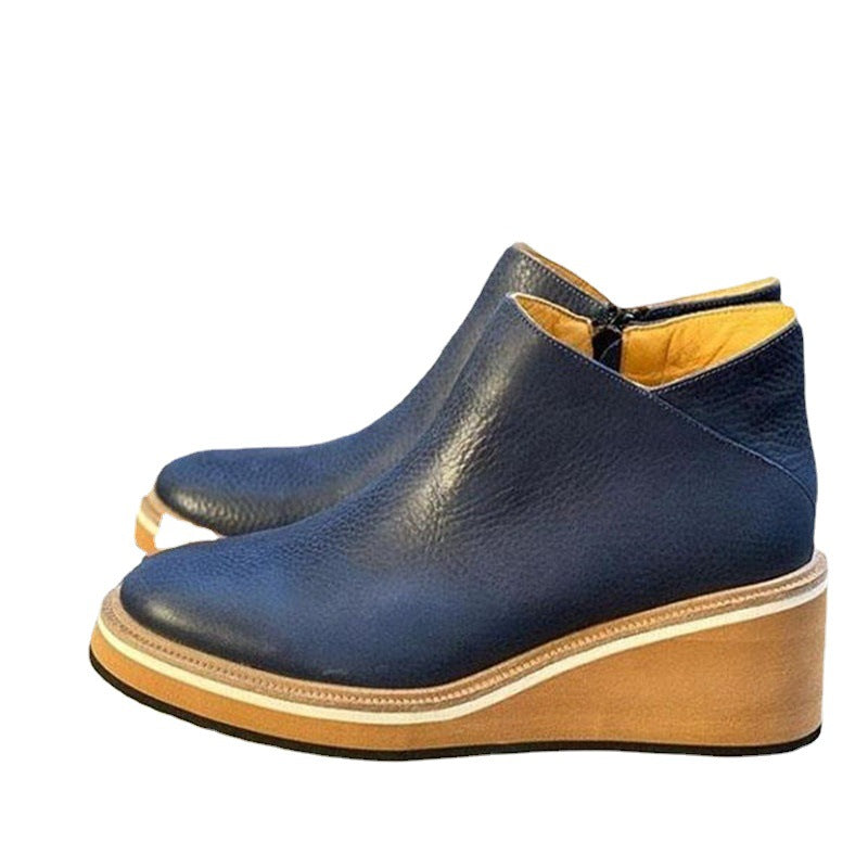 Damen Wedge-Stiefeletten mit elegantem Design und flexiblem Fußbett Stalluxe