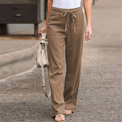 Damen Leichte und lockere Sommerhose Stalluxe
