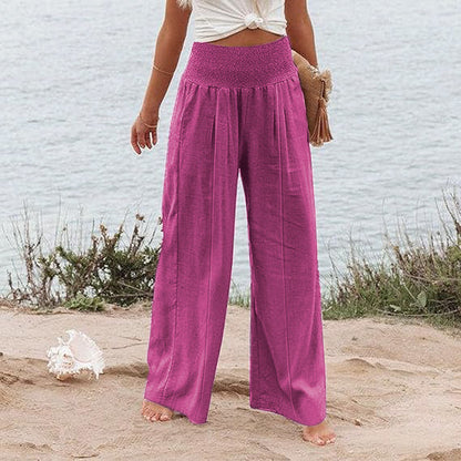 Damen Elegante und luftige Palazzohose Stalluxe