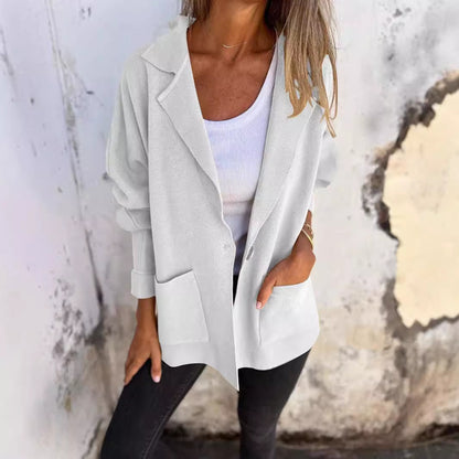 Women's Relaxed Fit Oversized Blazer Stalluxe