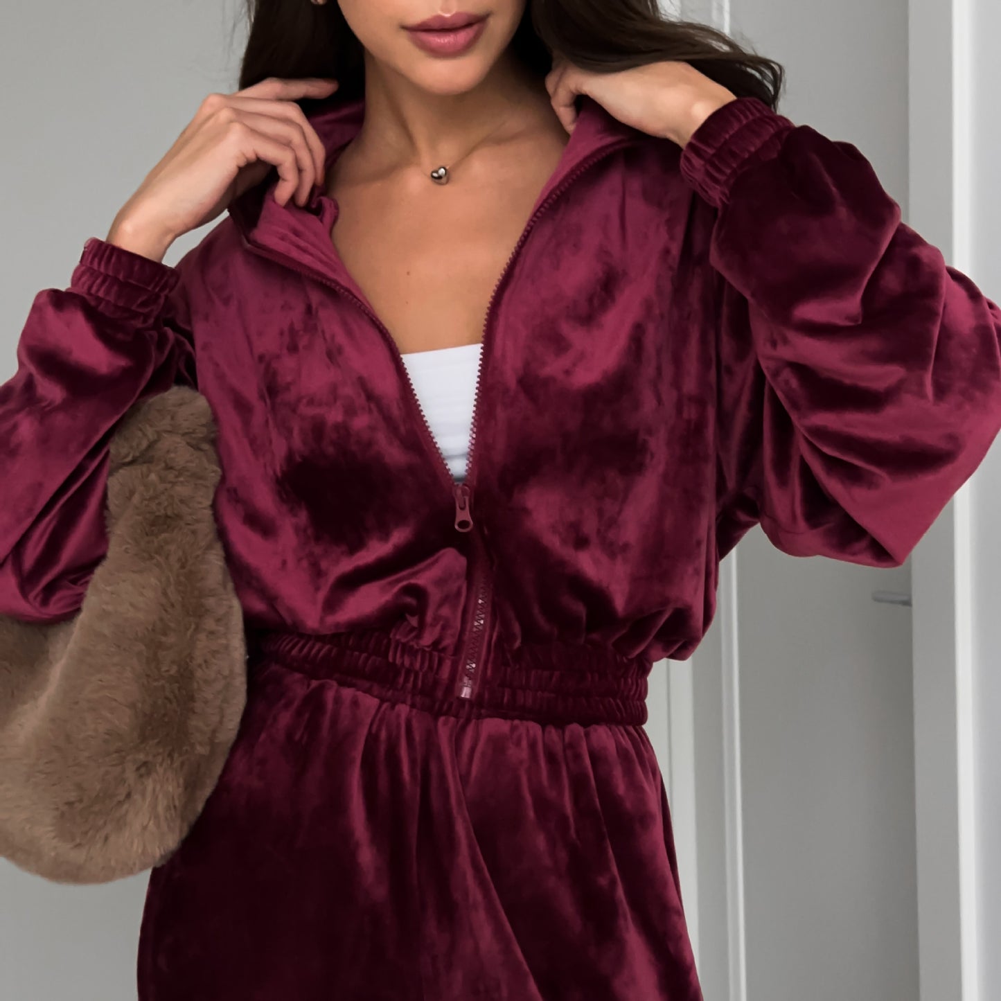 Damen kuscheliger Freizeitanzug Stalluxe