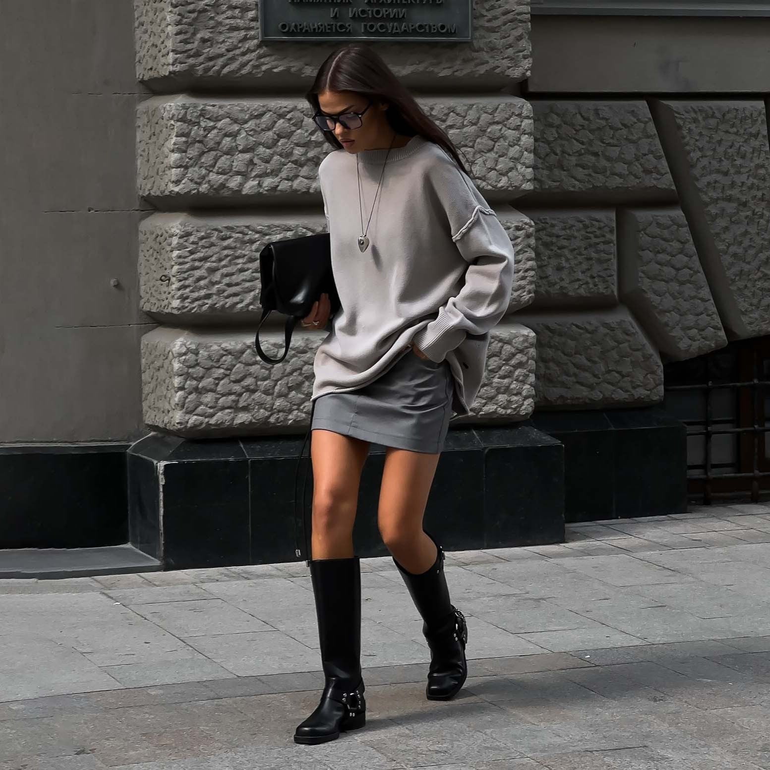 Damen oversize Strickpullover mit lässigem Schnitt und angesagten Details Stalluxe