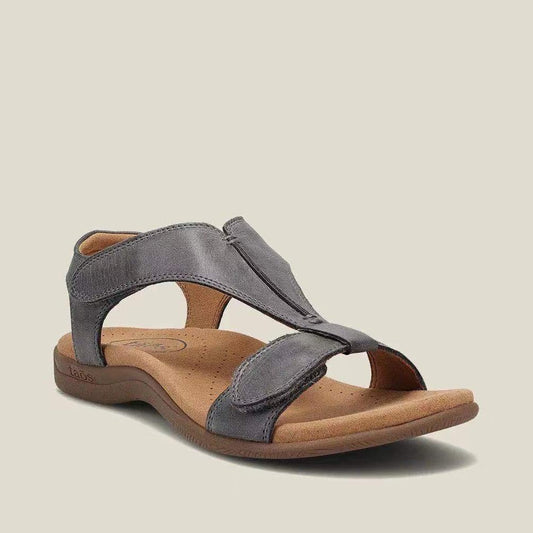 Damen Komfortable Riemchen-Sandalen mit elastischen Einsätzen Stalluxe