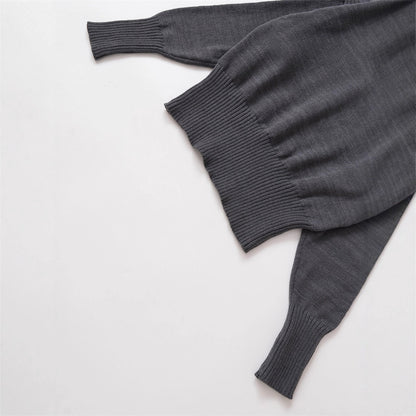 Damen lässiger Oversize-Pullover mit modernem Strukturdesign Stalluxe