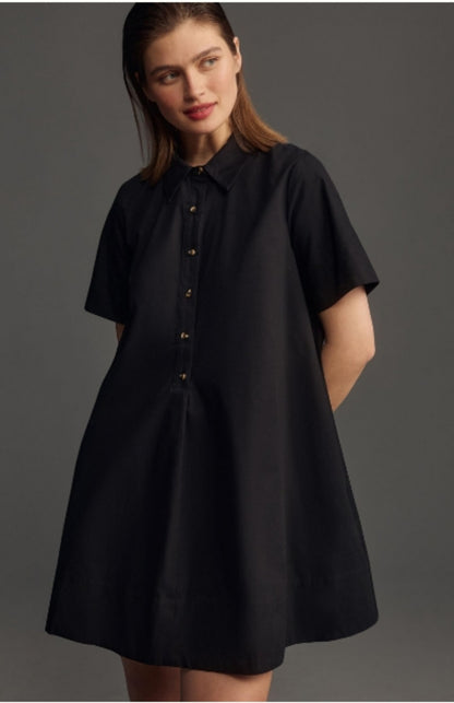 Damen Hemdblusenkleid in A-Linie von Stalluxe