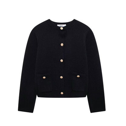 Damen modischer Strickjacke Stalluxe