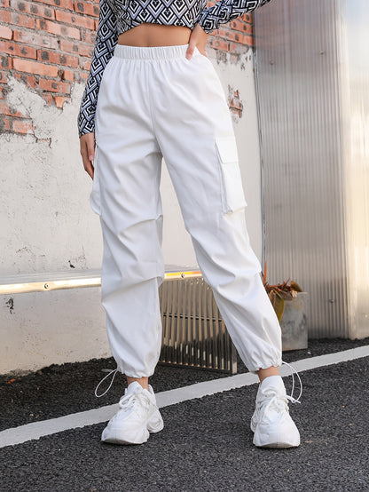 Damen Cargo-Hose mit elastischem Bund und praktischen Taschen Stalluxe