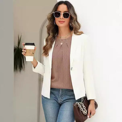 Damen Stylische Bluse mit dekorativem Faltenwurf Stalluxe