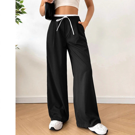 Damen Weite Sporthose mit Kordelzug und Praktischen Taschen Stalluxe