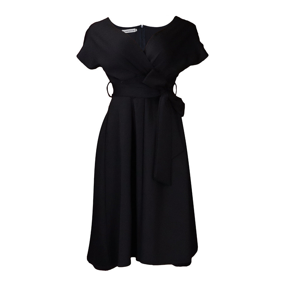 Damen Wickelkleid mit schickem Gürtel und eleganter Linienführung Stalluxe