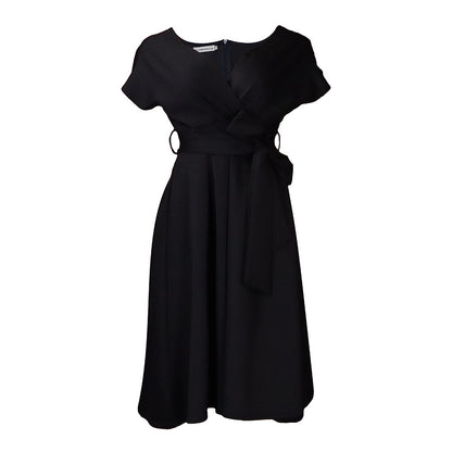Damen Wickelkleid mit schickem Gürtel und eleganter Linienführung Stalluxe