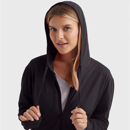 Damen Kapuzenjacke aus atmungsaktivem Material Stalluxe