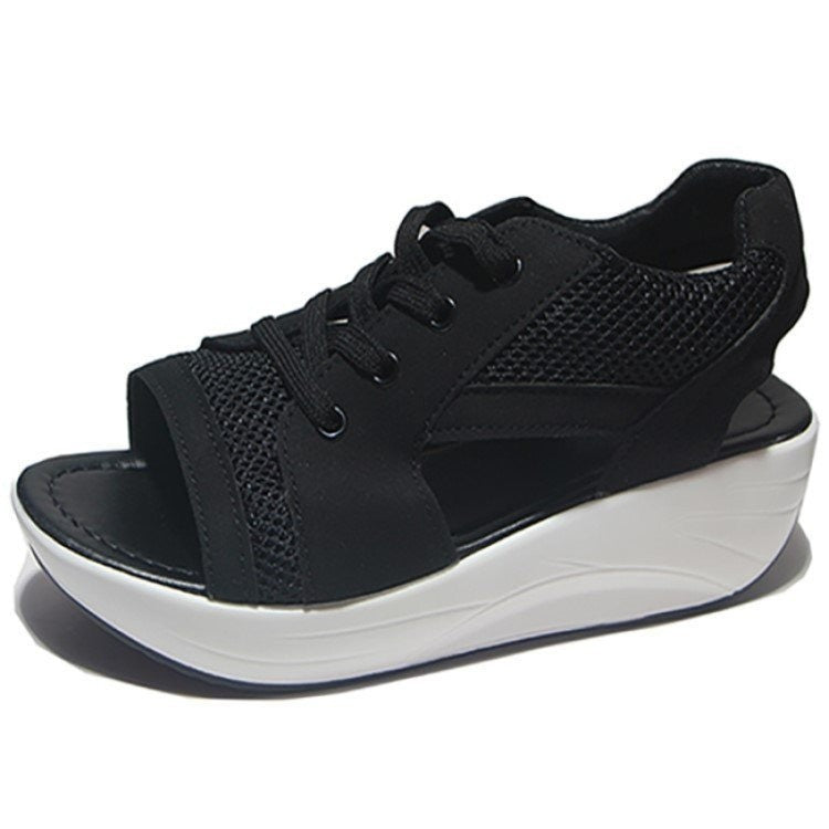 Damen Bequeme und stylische Sandalen mit Keilabsatz Stalluxe