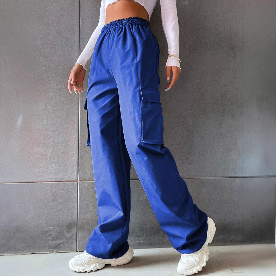 Damen Cargo-Hose mit elastischem Bund und praktischen Seitentaschen Stalluxe