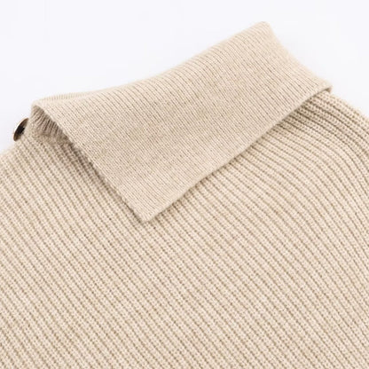 Damen Modischer Poncho mit feinem Strick und fellähnlichem Detail Stalluxe