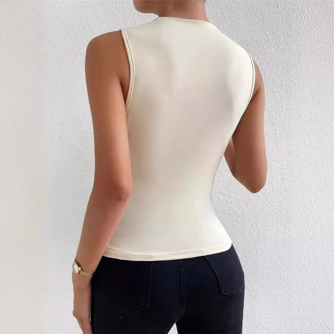 Damen Figurbetontes Oberteil mit elegantem Raffungseffekt Stalluxe