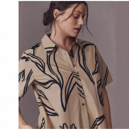 Damen Blusenkleid im entspannenden A-Linien-Schnitt Stalluxe