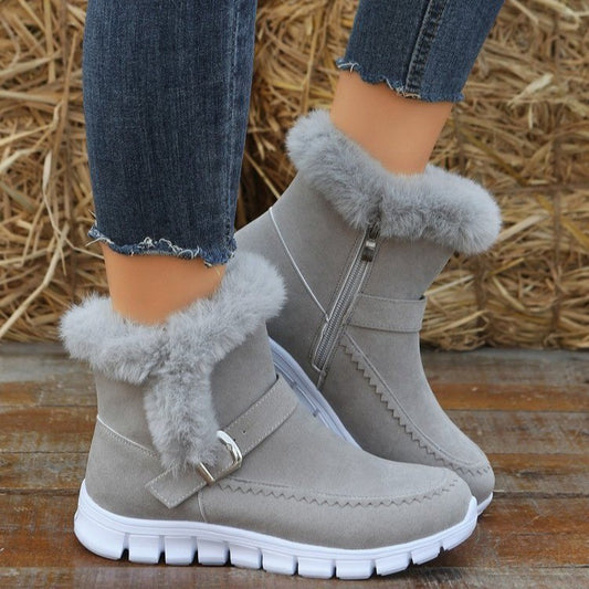 Damen Winterstiefel mit kuscheligem Kunstfell Stalluxe
