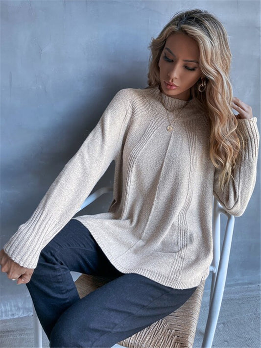 Damen Oversized Strickpullover Stalluxe