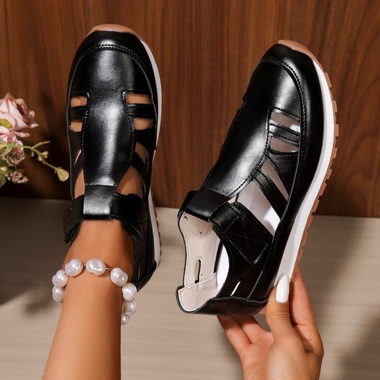 Damen bequeme Sandalen mit ergonomischem Riemendesign und atmungsaktiver Oberflächentechnologie Stalluxe